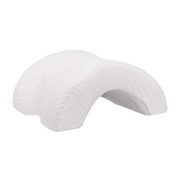 Imagem de Travesseiro Cervical de Espuma Memória Arched Slow Rebound Pillow Sono para Casal Dormir Lado Apoio ao Braço à Espalda c
