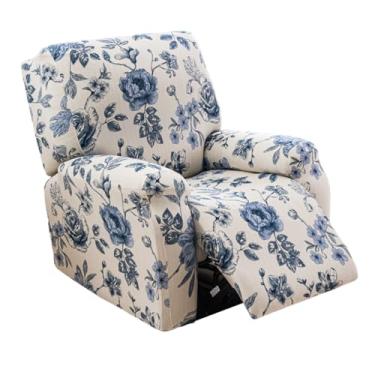 Imagem de Eco-Ancheng Capas para cadeira reclinável, 4 peças, capas reclináveis para cadeira reclinável, 1 assento reclinável, lavável, protetor de móveis para sala de estar