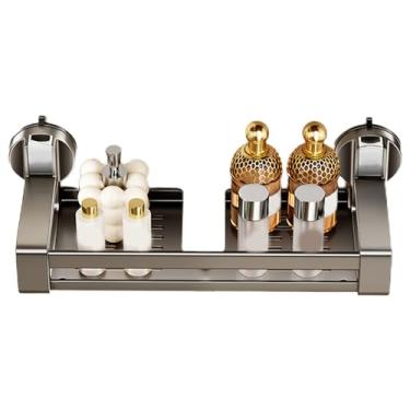 Imagem de Organizador De Chuveiro Para Banheiro - Acessórios com para Pendurar | Suportes Organizador Para Banheiro - Shampoo Produtos Higiene Familiar Homens Mulheres Casa