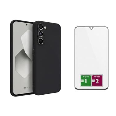 Imagem de Capa Premium TPU Compatível Galaxy S23 com Película Cerâmica ou Privacidade – Kit Completo Proteção Tela e Aparelho Full (9D Cerâmica)