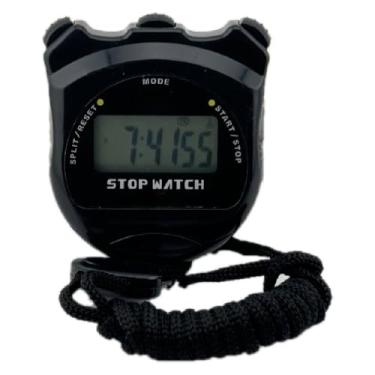 Imagem de Cronômetro Progressivo De Mão Digital Alarme Hora Com Corda Temporizador Esporte Esportivo Relógio