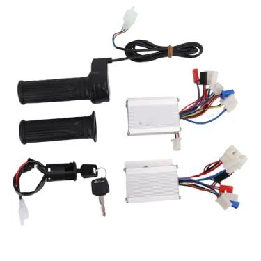 Imagem de Luocute Controlador de Scooter de 250 W, Kit de Controlador de Motor Escovado para Bicicleta Elétrica Com Punho do Acelerador e Interruptor de Ignição, Acessórios de Scooter para