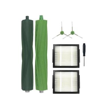 Imagem de Compatível com Roomba Combo J7 + J9 + Peças de reposição Vassoura Aspirador de pó Escova lateral principal Saco de pó Filtro Hepa Acessórios de pano(15)