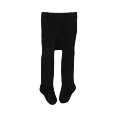 Imagem de Meias De Algodão Para Bebê Menina, Meias Tricotadas Brancas E Pretas, 