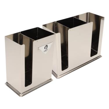 Imagem de Domary Pauzinhos de Aço Inoxidável Colher Garfo Faca Escorredor Cesta Rack de Secagem Utensílio, Armazenamento Moderno Organizador Cozinha, Rack Armazenamento (3 compartimentos 600ml)