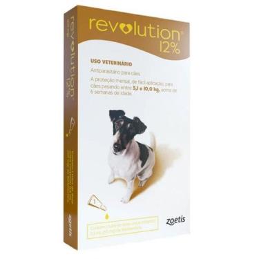Imagem de Revolution 12% Antipulgas Cães 5,1Kg a 10Kg - Zoetis