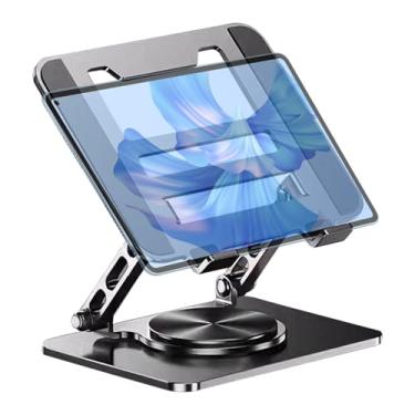 Imagem de Suporte para Portátil | Suporte para Portátil com Dissipação de Calor e Base Giratória 360° | Dobrável para Tablet | Destinado a Faculdade, Mesa, Casa, Trabalho, Jogo, Homens, Mulheres e