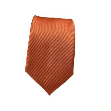 Imagem de Gravata Premium Terracota - Sem marca, Terracota 03