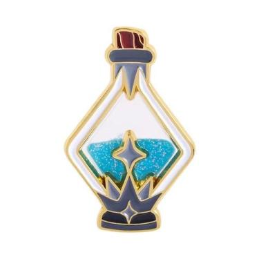 Imagem de Broches De Esmalte Com Glitter Líquido Alchemist, Distintivos De Lapel