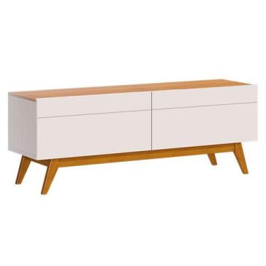 Imagem de Rack Bancada Classic 2 Gavetas 1.4 Off White Nature - Imcal