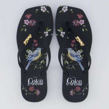 Imagem de Chinelo Coca Cola Square Bird Feminino-Feminino
