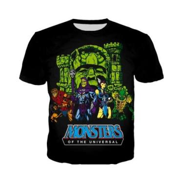 Imagem de Camiseta Unissex Oversized Com Estampa 3D He-Man Masters of the Univer