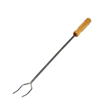 Imagem de Garfo para Churrasco com Cabo de Madeira 55 cm