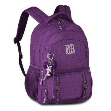 Imagem de Mochila de Costas Escolar Feminina Rebecca Bonbon Sweet Dreams Roxo co
