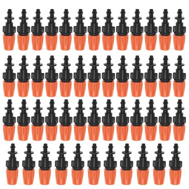 Imagem de TOPINCN 50 Bocais de Nebulização do Jardim Dos Pces, Bocais de Nebulização Plástico Cabeça de Irrigação Peças Pulverizadores Gotejadores para a Estufa do Jardim