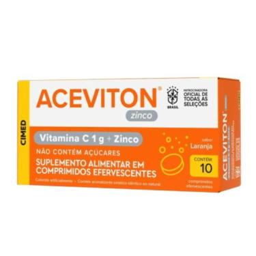 Imagem de Suplemento Aceviton Vitamina C + Zinco 10 cpr CIMED