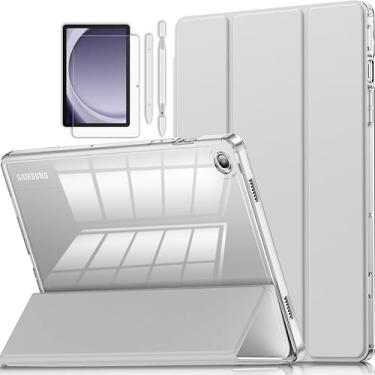 Imagem de Compatível Robusta de Máxima Proteção para Samsung Galaxy Tab A9 8.7", Inclui Película de Proteção e Caneta para Tablet, Aplicável a Capas e Películas de Tablets Samsung (cinzento)