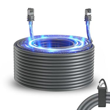 Imagem de ELIXIROUGE Starlink Gen 3 Cabo de 3 m, cabo Ethernet Starlink, cabo de extensão de substituição Starlink - 2000Mbps, 24AWG, antiinterferência, à prova d'água e à prova de fogo (45,7 m)