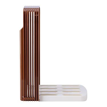 Imagem de Cortador de Torrada Pão Ajustável para Fatiar Ferramentas Cozinha Plegáveis -Derrame Resina ABS Sanduíche Fatiado Presunto Queijo Legumes Fácil Armaze