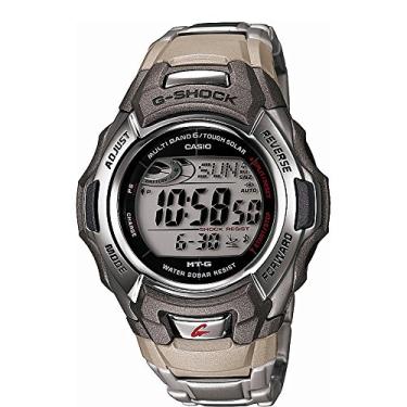 Imagem de Casio Relógio esportivo masculino G-Shock MTGM900DA-8CR resistente solar atômico de aço inoxidável, Prata, NO SIZE, MTGM900DA-8CR