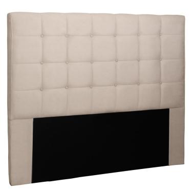 Imagem de Cabeceira Estofada Cama Box Casal Queen Size Verona 160cm Suede Bege - Desk Design