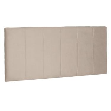 Imagem de Cabeceira Painel Estofada Cama Box Casal King Ravenna 195cm Suede Bege - Desk Design
