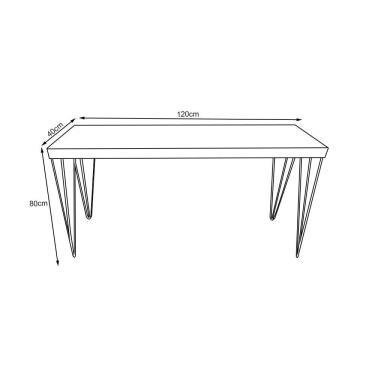 Imagem de Aparador Gothan Pés Cobre Em Madeira Maciça 1,20 Marrom
