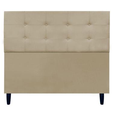 Imagem de Cabeceira Decorativa Ivy Para Cama De Casal 140 Cm Suede Nude, Suede