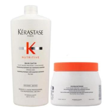Imagem de Kit Nutritive Bain Satin Shampoo+ Masc Masquintense grande - Loréal Pr