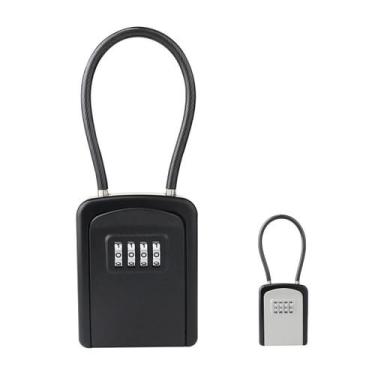 Imagem de Cadeado Senha Cofre Guarda Objetos Chaves Surf Lock Airbnb - Genérica,