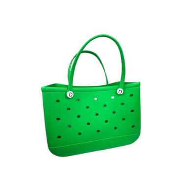 Imagem de Bolsa Eva Premium Luxo Praia Piscina Impermeável - - Domum, Verde, G