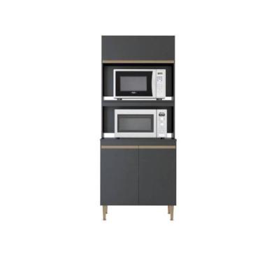 Imagem de Armário de Cozinha Torre para 2 Fornos Linha Harmonia 03.0453 Semplici