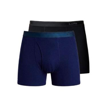 Imagem de Kit com 2 Cuecas Boxer Lupo com Abertura 660-003 Colorido, P