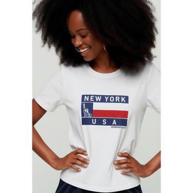 Imagem de Camiseta Manga Curta Feminina Silkada Aéropostale-Feminino