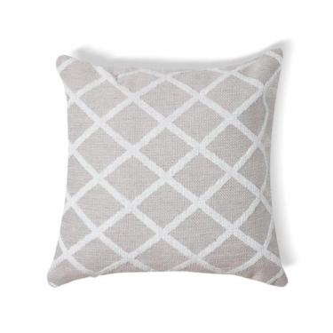 Imagem de Capa de Almofada Jacquard Losango Relevo Tassel - Westwing Collection,