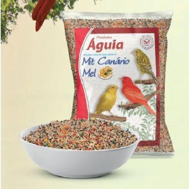 Imagem de Mistura para Pássaros Canário com Mel 500g Produtos Aguilha - AGUIA