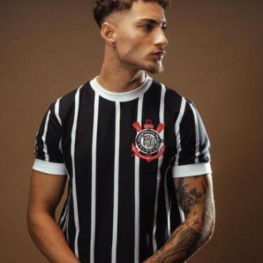 Imagem de Camisa Retrô Corinthians Democracia 1982 Masculina Oficial-Masculino