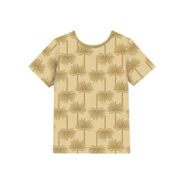 Imagem de Blusa De Mangas Curtas Estampada Em Viscose Responsável-Feminino