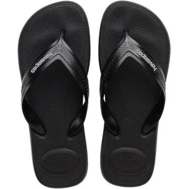 Imagem de Chinelo Havaianas Top Max Confort 4148608, Preto, 39