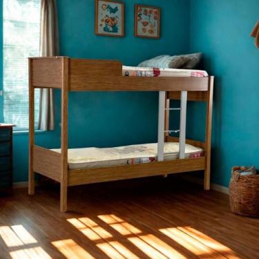 Imagem de Beliche Cama Solteiro Ditália Com Colchão Cm-21 Diamond - DITÁLIA MÓVE