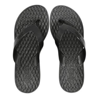 Imagem de Chinelo Femino De Dedo Dijean Confortável Super Macio 3282, Preto, 37