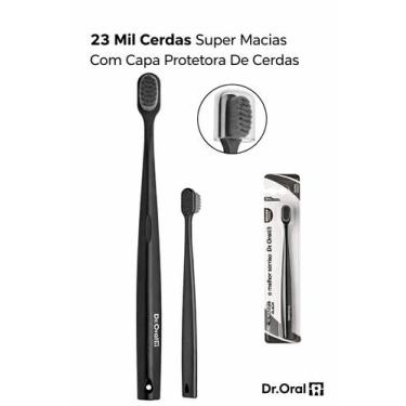 Imagem de Escova De Dente Com 23 Mil Cerdas Super Macias Dr. Oral Gengiva Sensív