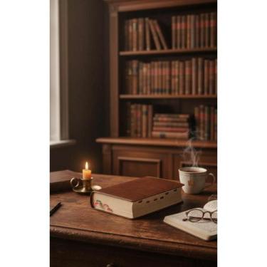 Imagem de 2x Bíblia NVI Couro Soft Marrom Luxo Toque Suave - Congratulations Sto