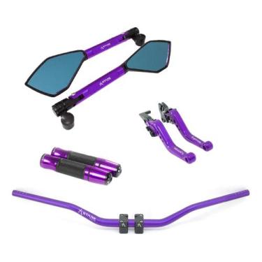 Imagem de Manete Manopla Retrovisor Guidão Trail Xt 660r Dt 200 Tdm225 - Stark R