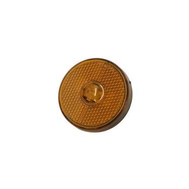 Imagem de Lanterna Lateral Posição Âmbar Led 65mm Caminhão Bivolt - Multilight