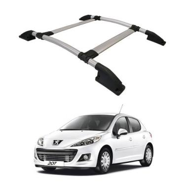 Imagem de Rack De Teto Peugeot 207 2002 2003 2004 2005 2006 2007 Prata - VF