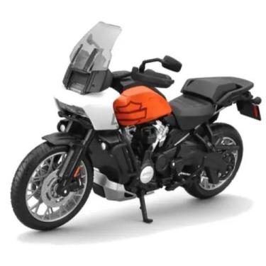 Imagem de Maisto 1:12 H-D 2021 Pan America, laranja/preto/branco