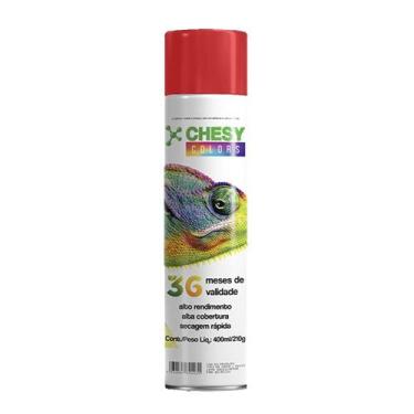 Imagem de Tinta Spray Chesy 400ml  Uso Geral -, VERMELHO FOSCO