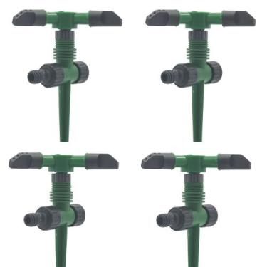 Imagem de Aspersor Irrigador Para Grama Jardim 360 Graus Automático - - Kadê, 4x