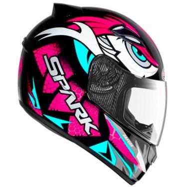 Imagem de Capacete Ebf New Spark Dragon Rosa-Feminino